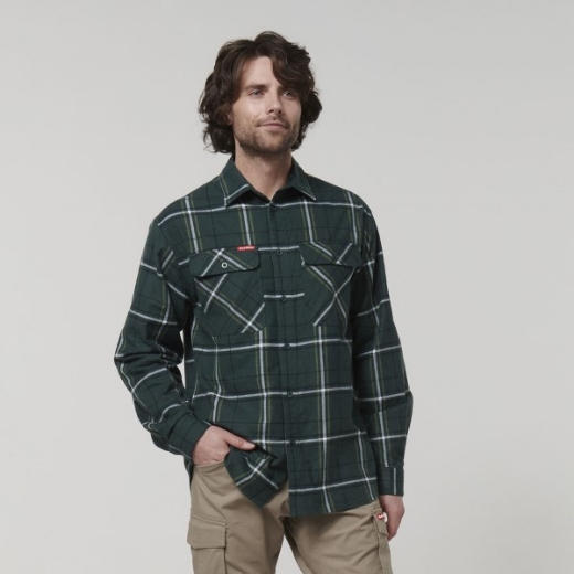 Picture of Hard Yakka Check Flannel Shirt- Long Sleeve